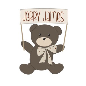 Banner Bear Cookie Cutter