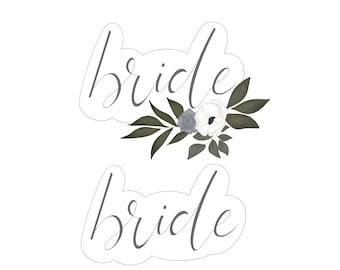 Bride Plaque Cookie Cutters
