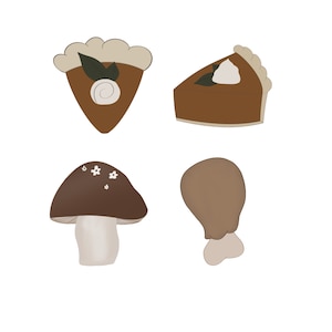Mini Fall Cookie Cutters