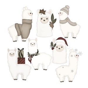Holiday Alpaca Cookie Cutters