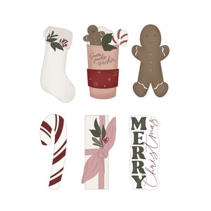 Tall Cozy Christmas Cookie Cutter