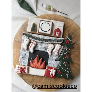Cortadores de galletas de rompecabezas navideños de Cami (12 piezas)