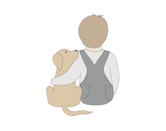 Puppy & Child Cookie Cutter