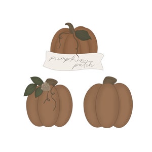 Pumpkin Cookie Cutter Set