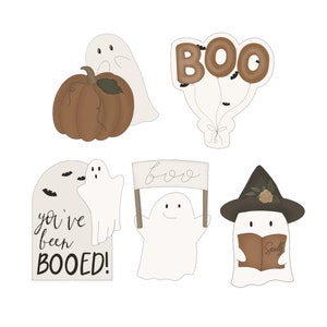 Ghost Halloween Cookie Cutter Set