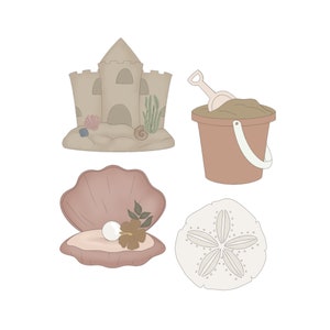 Beach Summer Cookie Cutters