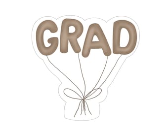 Grad Balloons Cookie Cutter