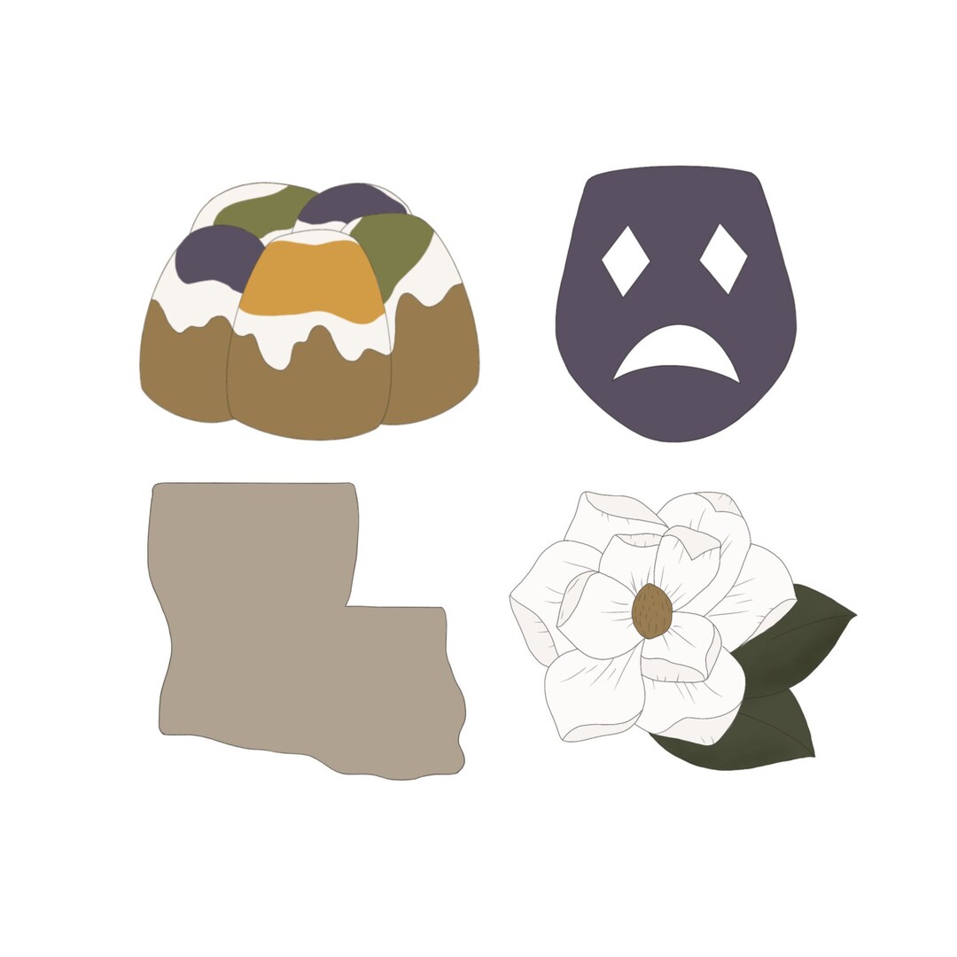 mardi gras cookie cutters