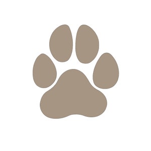 Paw Print Cookie Cutter