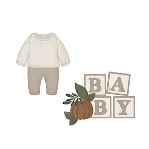 Fall Baby Cookie Cutter Set