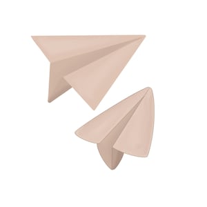 Paper Plane Cookie Cutter