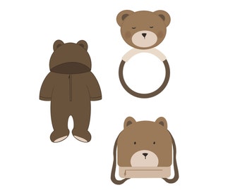 Teddy Bear Baby Shower Cookie Cutters