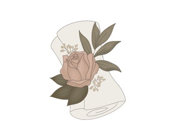 Floral Diploma No.2 Cookie Cutter