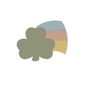 Shamrock Rainbow Cookie Cutter