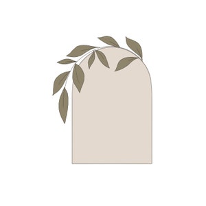 Tall Greenery Arch Cookie Cutter