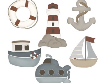 Nautical Summer Cookie Cutters