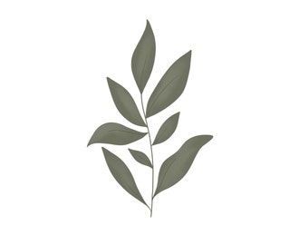 Leaf Stem Cookie Cutter