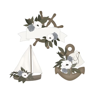 Nautical Wedding Cookie Cutters