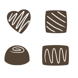 Mini Chocolate Candy Cookie Cutters