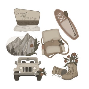 Outdoor Adventure Cookie Cutters