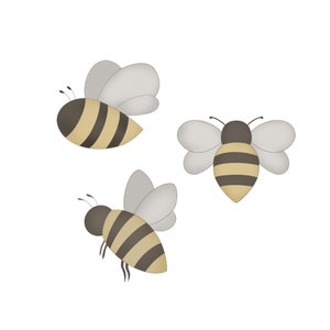 Cute Bee Cookie Cutters