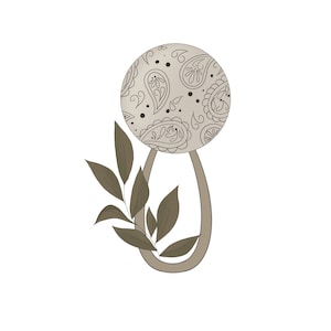 Greenery Rattle Cookie Cutter