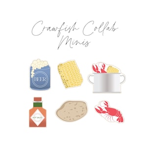 Mini Crawfish Boil Cookie Cutters