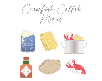 Mini Crawfish Boil Cookie Cutters