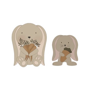Jami Bunny Cookie Cutters