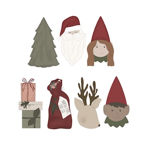 Tall Santa&#39;s Coming Cookie Cutter