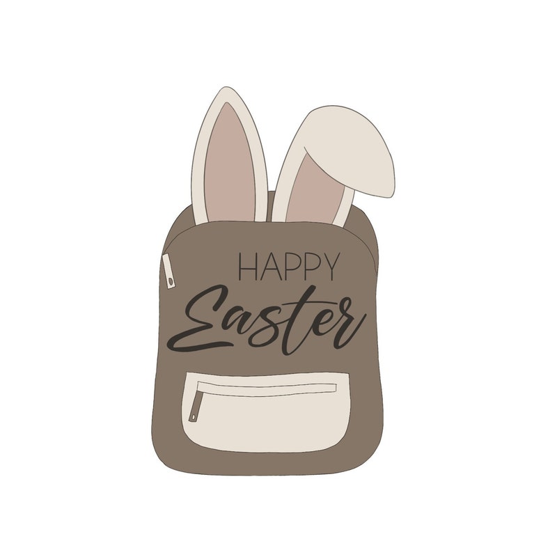 Furry Bunny Ears Backpack