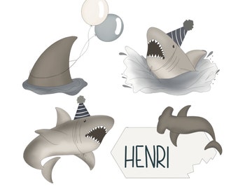 Hai Geburtstags-Set Cookie Cutters