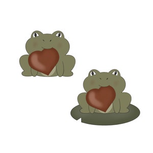 Valentine&#39;s Day Frog Cookie Cutter