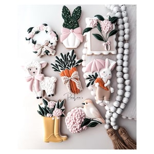 Easter Bunny Garden Cookie Cutters