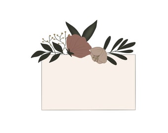 Floral Rectangle Cookie Cutter