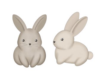 Mollige Bunnies-Ausstechformen