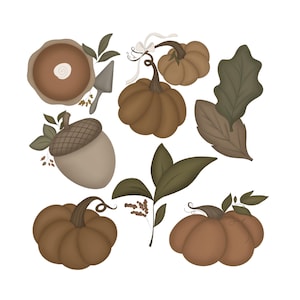 Fall Cottage Core Cookie Cutters