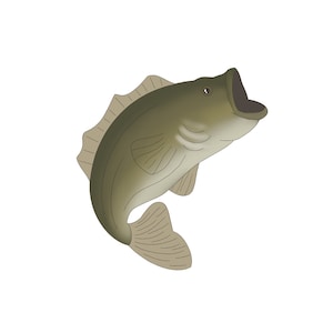 Bass Fish Cookie Cutter