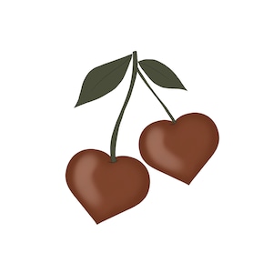Cherry Hearts Cookie Cutter
