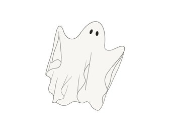 Ghost 4 Halloween Cookie Cutter