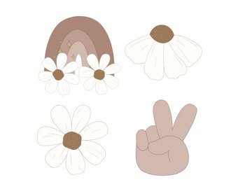 Mini Groovy Cookie Cutters