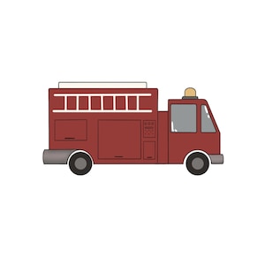 Fire Truck Cookie Cutter