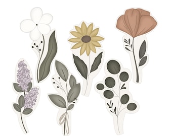 Tall Wildflower Stem Cookie Cutters