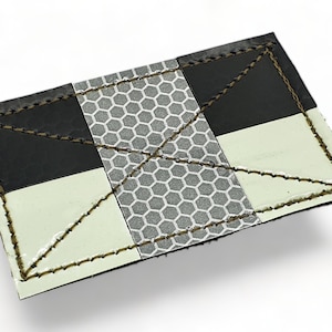 IFF canadiense con parche de Velcro® con puntadas ''X'' - Identificación en Afganistán - 3'' x 2''