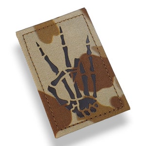 Skeleton Shocker Velcro® Patch - 3''x2'' - 70 tissus et 21 options de supports