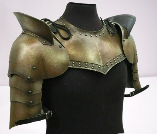 Epic Iron gorget set 18 gauge medieval placas de garganta armadura Caballero... 