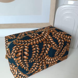 Toiletry bag, handmade in France, personalized bag in Thevenon fabric, maxi travel bag, future mother bag, baby bag,