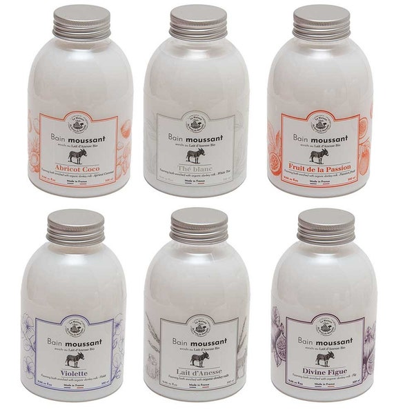 French Foaming Bath Cream and Salts - Aromatherapy for Body - Maison du Savon