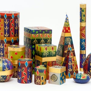 Fairtrade Färgglada Ljus, Olika Stilar – Afrikansk Mineraldesign – Kapula