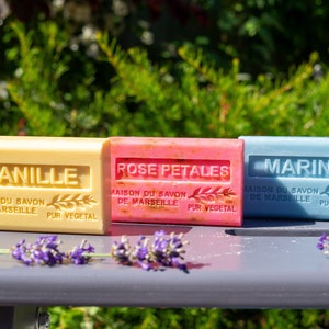 French Soap - Savon de Marseille Soap with Organic Shea Butter 125g Bars